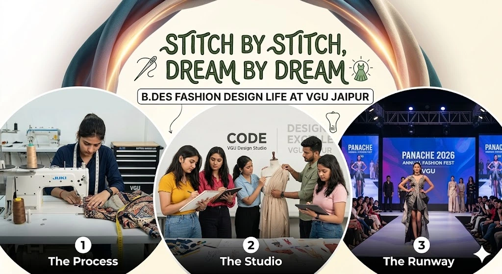 Stitch by Stitch, Dream by Dream | Fashion Design Life at VGU Jaipur